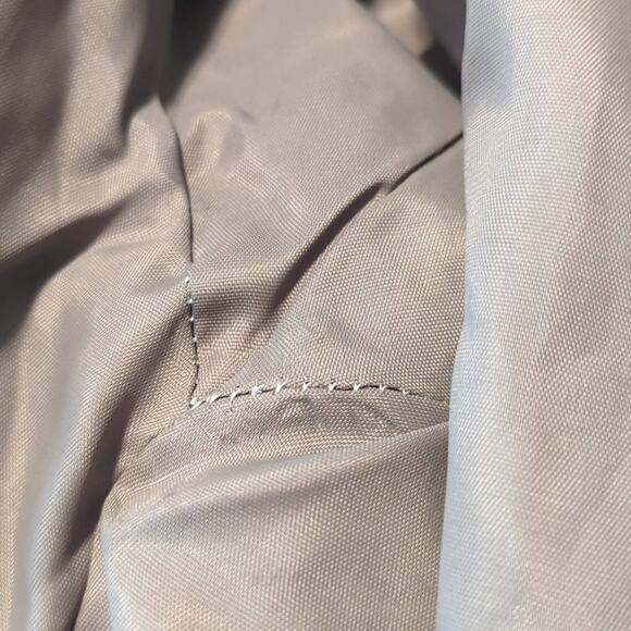 Spencer Douglas Vintage 80s Gray/Cream Tweed Wool Blend Car Coat Womens Sz 12 - Picture 10 of 14